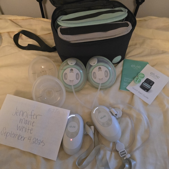 Elvie Stride Wearable Pump With Carrying Case, Cooler Bags, Extra Motor & Parts - Picture 1 of 1
